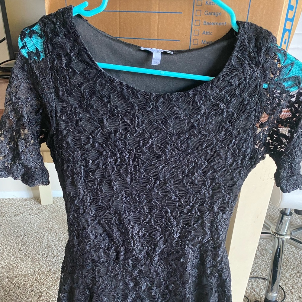 Delia’s Black Lace Dress